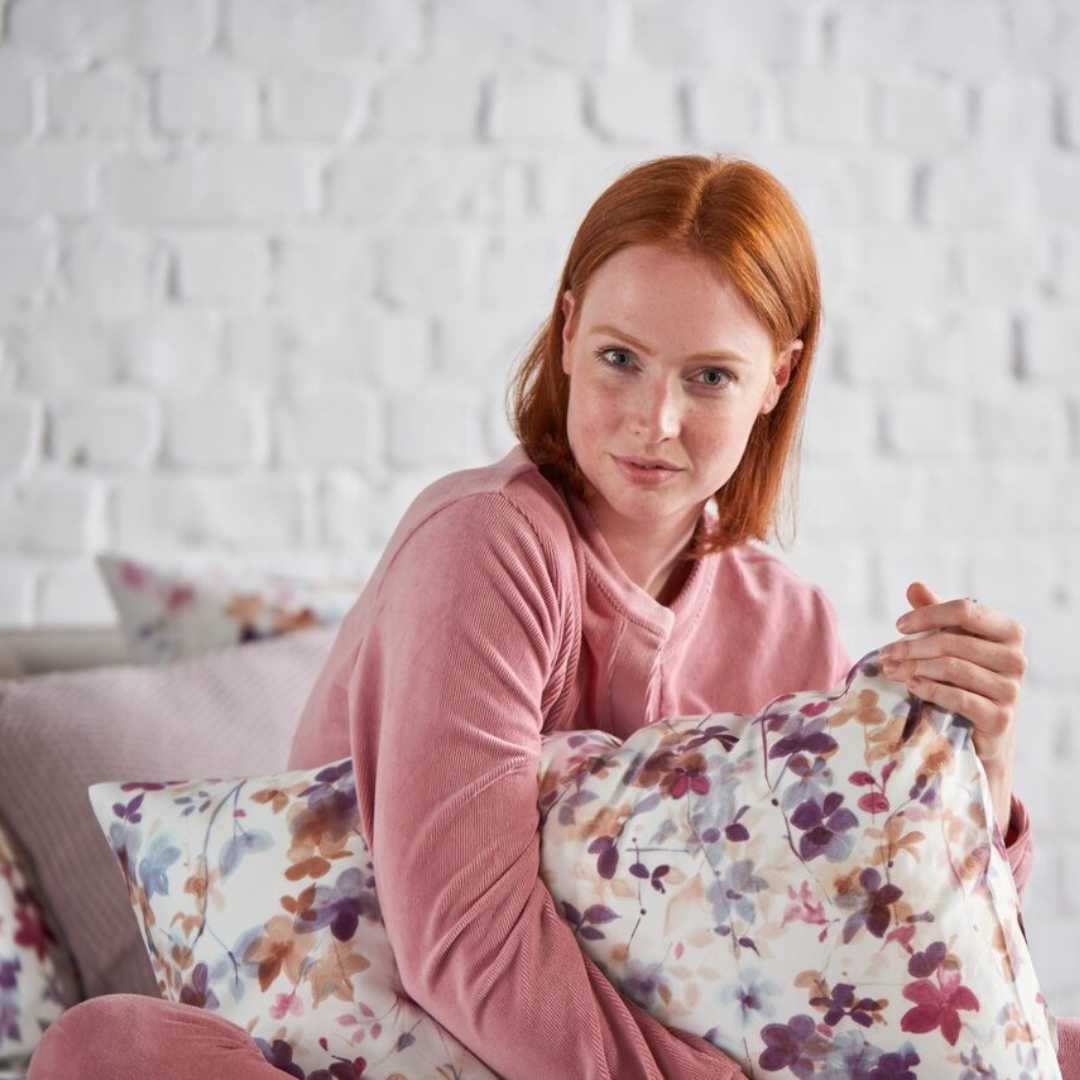 Dekbedovertrek Flora White